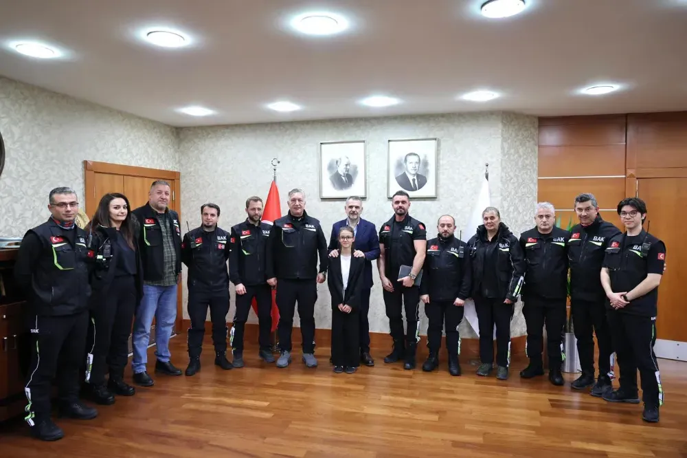 BAK GÖNÜLLÜLERİ BAŞKAN VEKİLİ AKIN’IN MİSAFİRİ OLDU