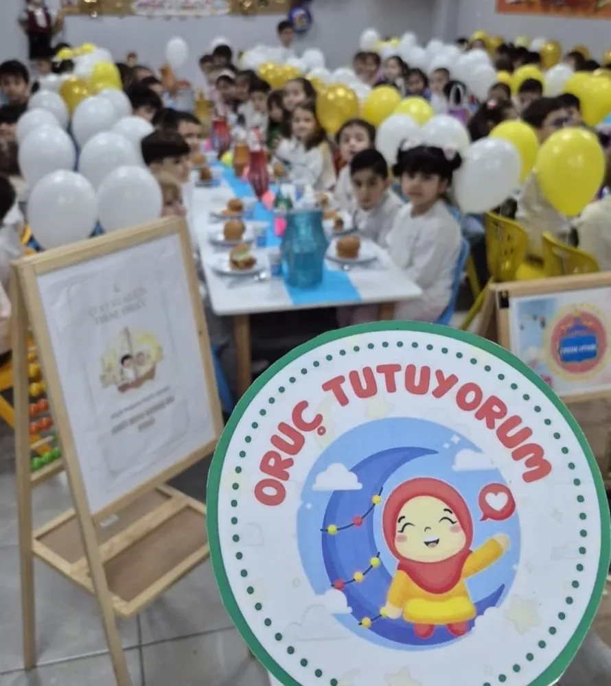 MİNİKLERİN TEKNE ORUCU HEYECANI