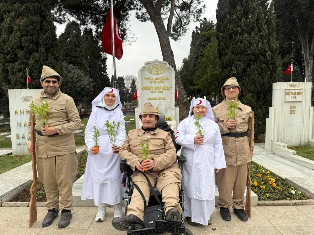 ENGELSİZ KIZILAY’DAN 18 MART’TA ŞEHİTLİĞE ANLAMLI ZİYARET